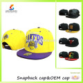 LSCP-19 Design your own fashionable embroidery snap sports headwear hip top baseball hats and snapback caps